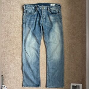 Buffalo David Bitton Light Blue Straight Jeans